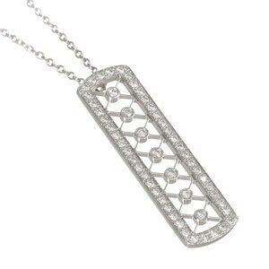 TIFFANY Co. Diamond Necklace Platinum 90277655
